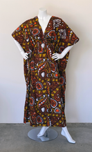 Load image into Gallery viewer, RESERVED - O’pell Tiki Hawaiian OpArt Caftan