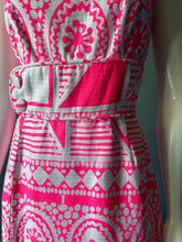 Load image into Gallery viewer, Amazing Mod DayGlo Pink Skort Maxi Dress