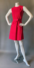Load image into Gallery viewer, 1960s Bougainvillea Pink Donald Brooks Day Dress
