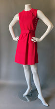 Load image into Gallery viewer, 1960s Bougainvillea Pink Donald Brooks Day Dress