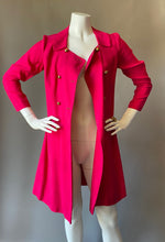 Load image into Gallery viewer, Raspberry Pink Cocktail Coat