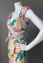 Load image into Gallery viewer, 1980s AJ Bari Silk Party Prom Dress