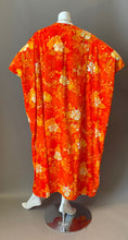 Load image into Gallery viewer, O'pell Tangerine Floral Long Torso Caftan
