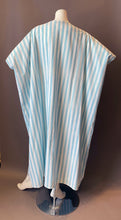 Load image into Gallery viewer, O'pell Striped Blue Long Torso Caftan