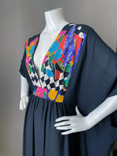 Load image into Gallery viewer, O'pell Border Print Long Torso Caftan