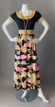 Load image into Gallery viewer, Vintage Mr.Dino Mod Maxi Print Dress