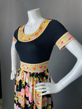 Load image into Gallery viewer, Vintage Mr.Dino Mod Maxi Print Dress