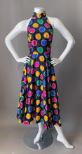 Load image into Gallery viewer, Vintage 80s AJ Bari Colorful Polka Dot Sun Dress