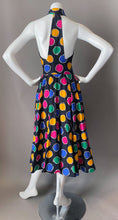 Load image into Gallery viewer, Vintage 80s AJ Bari Colorful Polka Dot Sun Dress