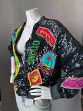 Load image into Gallery viewer, Rare 1996 Atlanta Olympic Games Sequin Bomber Jacket