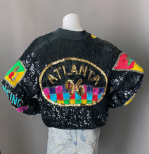 Load image into Gallery viewer, Rare 1996 Atlanta Olympic Games Sequin Bomber Jacket