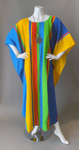 Load image into Gallery viewer, O'pell Happy Rainbow Stripe Tunic Caftan