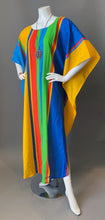 Load image into Gallery viewer, O'pell Happy Rainbow Stripe Tunic Caftan