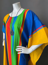 Load image into Gallery viewer, O'pell Happy Rainbow Stripe Tunic Caftan