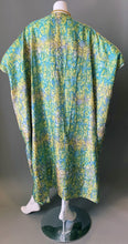 Load image into Gallery viewer, O'pell Chic Mod Printed Acetate Long Torso Caftan and Matching Mask