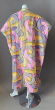Load image into Gallery viewer, O'pell Mod Swirl Print Long Torso Caftan with Matching Mask