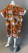 Load image into Gallery viewer, O'pell Hawaiian Kona Coffee Print Short Tunic Caftan
