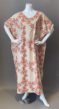 Load image into Gallery viewer, O'pell Mod Lotus Root Print Cotton Tunic Caftan