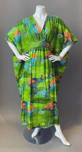 Load image into Gallery viewer, O'pell Japanese Garden Cotton Short Torso Caftan