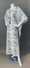 Load image into Gallery viewer, O'pell New Floral Sheer Cotton Tunic Caftan