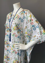 Load image into Gallery viewer, O'pell New Floral Sheer Cotton Tunic Caftan