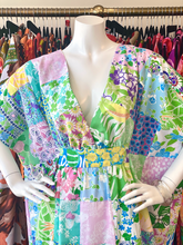 Load image into Gallery viewer, Rare Lilly Pulitzer Patchwork Large Torso O’pell Caftan