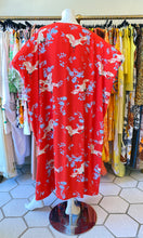 Load image into Gallery viewer, Chic Flowy Heron Print O’pell Caftan