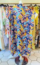 Load image into Gallery viewer, O’pell Mod Geometric Kaleidoscope Caftan