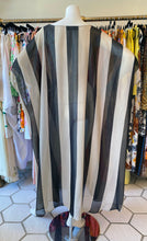 Load image into Gallery viewer, Sheer O’pell Tunic Black/White/Gold
