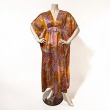 Load image into Gallery viewer, O’pell Acetate Multicolor Paisly Caftan

