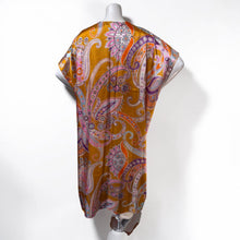 Load image into Gallery viewer, O’pell Acetate Multicolor Paisly Caftan
