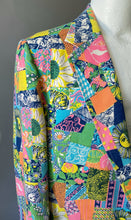 Load image into Gallery viewer, Rare Mens Lilly Pulitzer Patchwork Print Blazer Jacket 12
