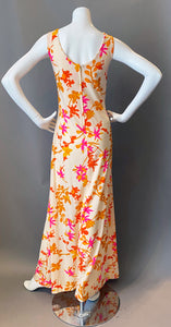 Vintage Floral Mod Maxi Dress