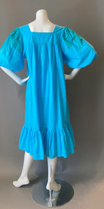 1980s Ramona Rull Applique Parrot Tunic Sun Dress