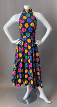 Load image into Gallery viewer, Vintage 80s AJ Bari Colorful Polka Dot Sun Dress
