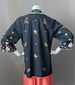 Beautiful Embroidery Lightweight Jacket Tunic
