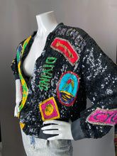 Load image into Gallery viewer, Rare 1996 Atlanta Olympic Games Sequin Bomber Jacket
