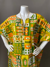 Load image into Gallery viewer, O&#39;pell Mod Happy Days Cotton Print Tunic Caftan
