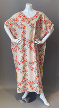 Load image into Gallery viewer, O&#39;pell Mod Lotus Root Print Cotton Tunic Caftan
