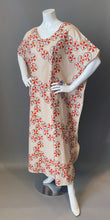 Load image into Gallery viewer, O&#39;pell Mod Lotus Root Print Cotton Tunic Caftan
